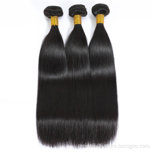 Brazilian Hair Bundle Vendors Double Weft Weave Hair Extensions Bone Straight Human Hair Bundle